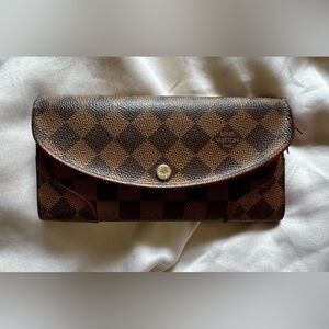 Louis Vuitton Damier Ebene Kaiza Women's Long Wallet